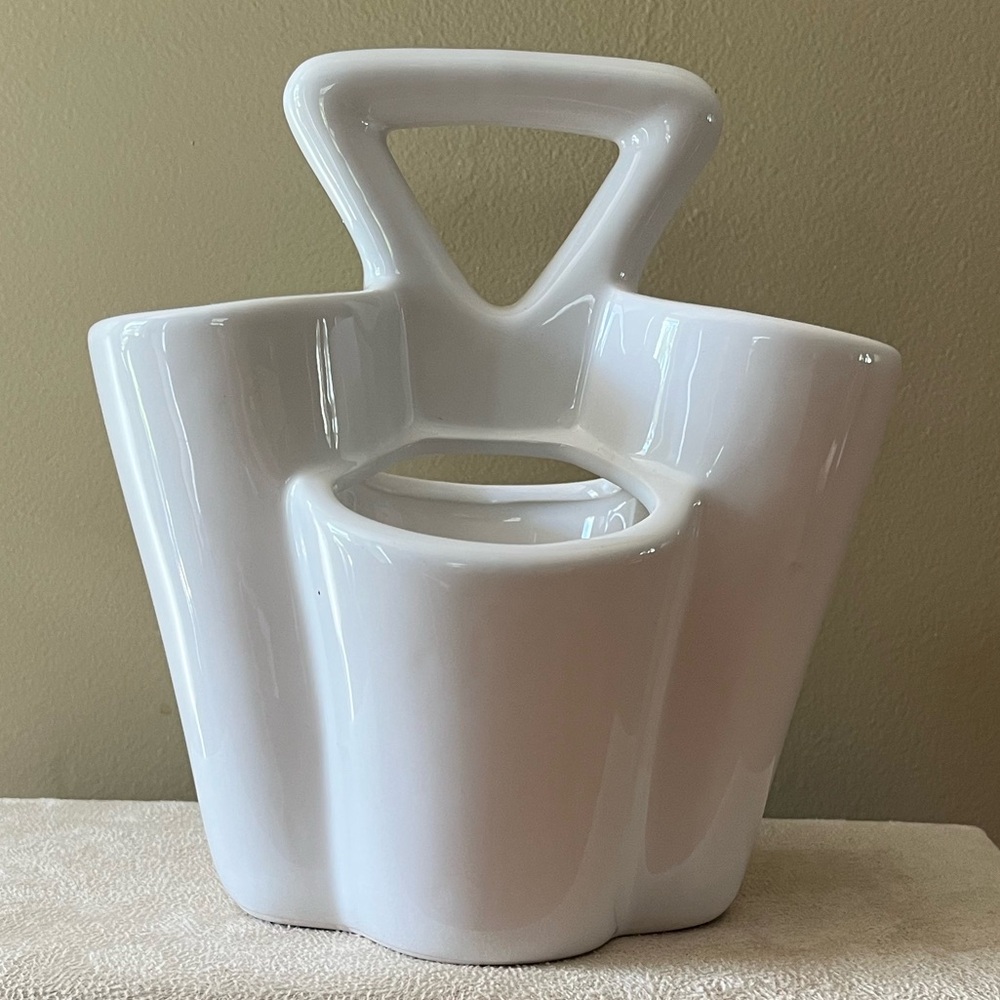 Modern White Ceramic Vase